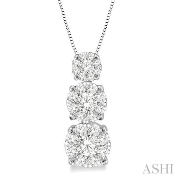 Past Present & Future Lovebright Diamond Pendant